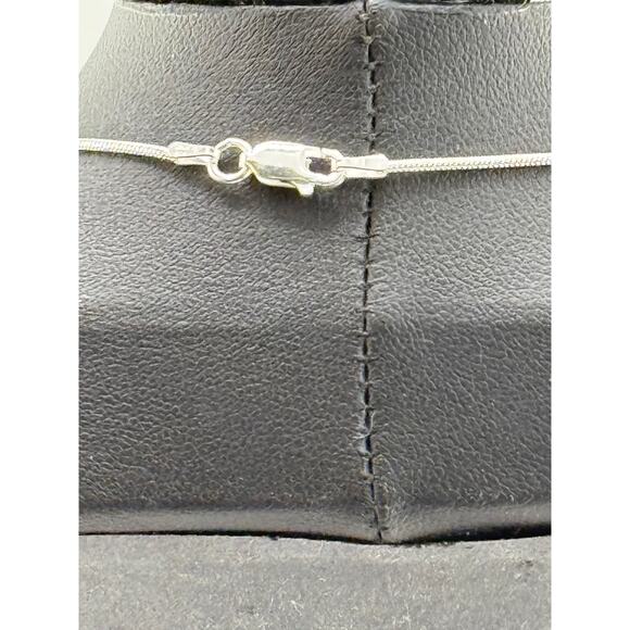 Rare Signed Rick Tolino Navajo Fire Opal Pendant Necklace - Picture 3 of 3